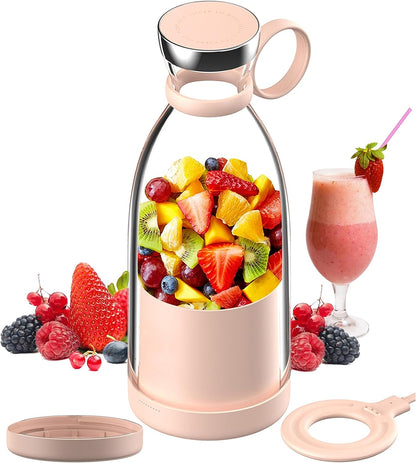 “Portable Juicer Bottle 350ml | USB Rechargeable Personal Blender UAE – BPA Free & Travel Friendly”