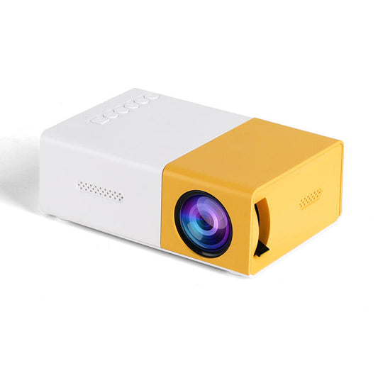 Meer Mini Projector YG-300 | Portable LED Home Projector UAE - Brightness 400-600 Lumens, HDMI & USB