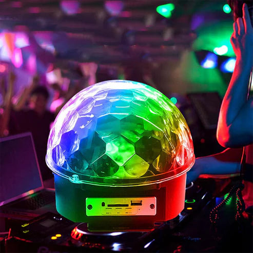 LED Crystal Magic Ball Light | Remote & Sound Activated Party Décor UAE