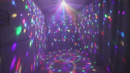 LED Crystal Magic Ball Light | Remote & Sound Activated Party Décor UAE